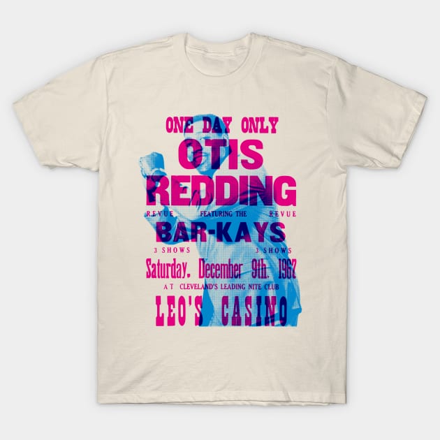 otis Redding offset graphic poster T-Shirt by HAPPY TRIP PRESS